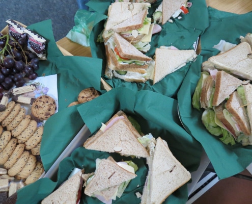 Sandwitches und Kekse
