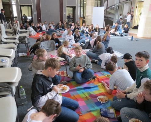 Am Sprachentag in der Aula